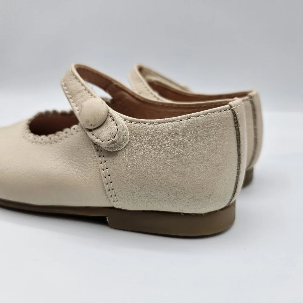 Beige Toddler Girl Dress Shoes - Picture 9 of 14